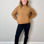 Cabin Fever Highline Pom Mock Neck Sweater - MTT Collective