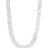 Cadence Interwoven Herringbone Chain Necklace - MTT Collective
