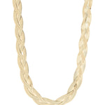 Cadence Interwoven Herringbone Chain Necklace - MTT Collective