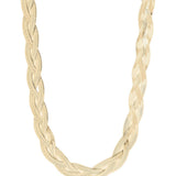 Cadence Interwoven Herringbone Chain Necklace - MTT Collective