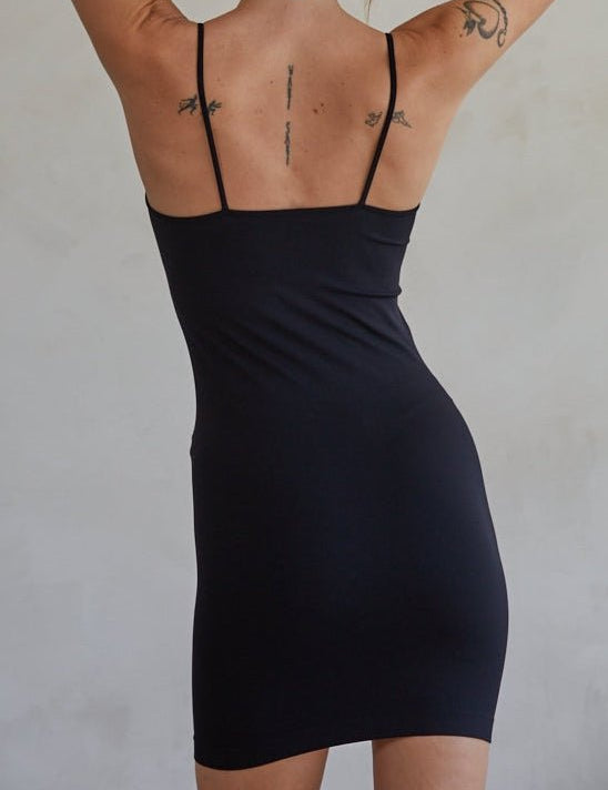 Cali Seamless Cami Strap Slip Dress - MTT Collective