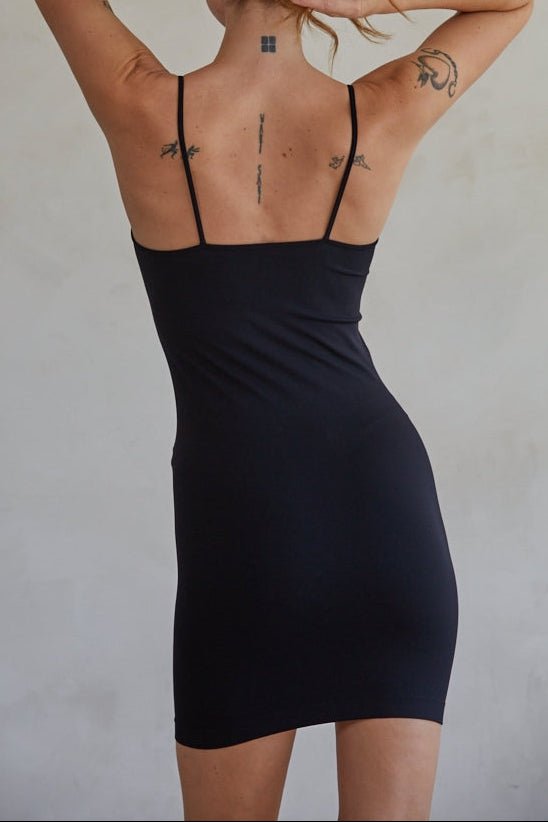 Cali Seamless Cami Strap Slip Dress - MTT Collective