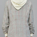 Camilla Attached Hoodie Detail Pattern Blazer - MTT Collective