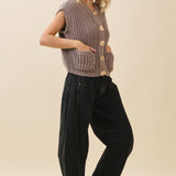 Camille Crochet Knit Vest - MTT Collective