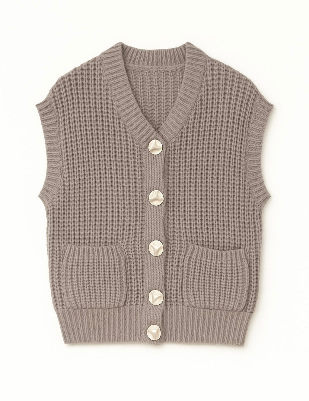 Camille Crochet Knit Vest - MTT Collective