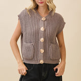 Camille Crochet Knit Vest - MTT Collective