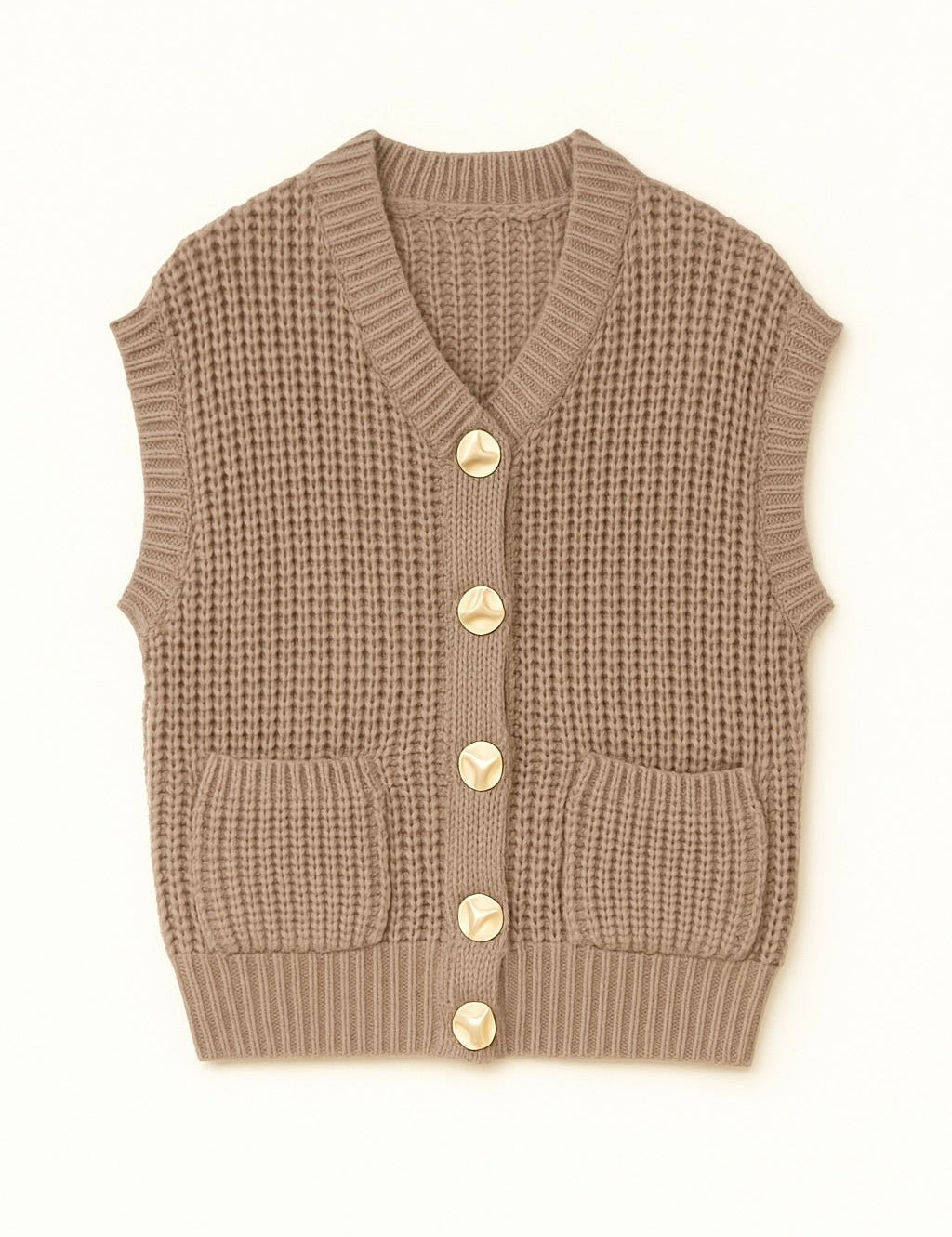 Camille Crochet Knit Vest - MTT Collective