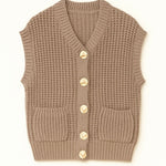 Camille Crochet Knit Vest - MTT Collective