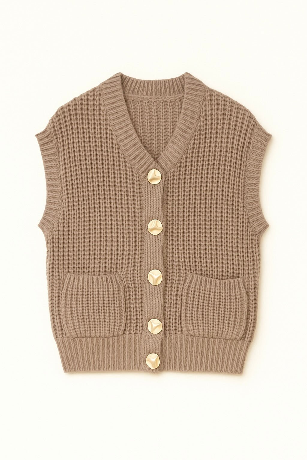 Camille Crochet Knit Vest - MTT Collective