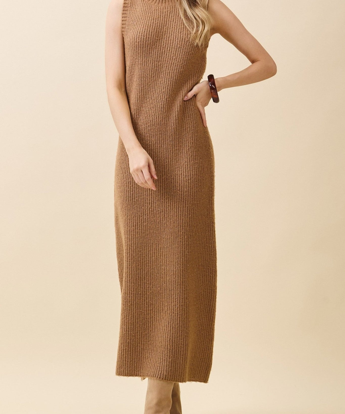 Camille Ribbed Knit Maxi Dress - MTT Collective