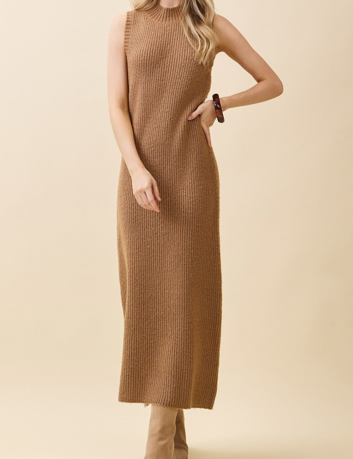Camille Ribbed Knit Maxi Dress - MTT Collective
