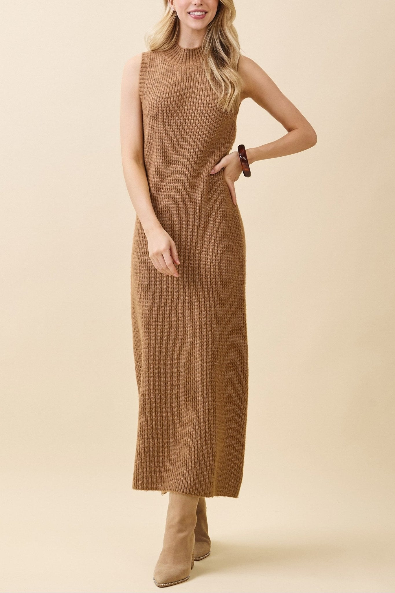 Camille Ribbed Knit Maxi Dress - MTT Collective
