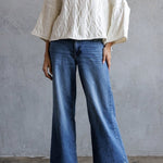 Camryn Cable Knit Cropped Sweater - MTT Collective