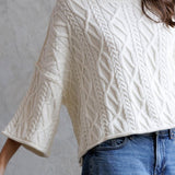 Camryn Cable Knit Cropped Sweater - MTT Collective