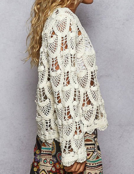 Carla Crochet Long Sleeve Top - MTT Collective