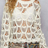 Carla Crochet Long Sleeve Top - MTT Collective