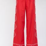 Carmen Seashell Embroidered Drawstring Pants - MTT Collective