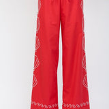 Carmen Seashell Embroidered Drawstring Pants - MTT Collective