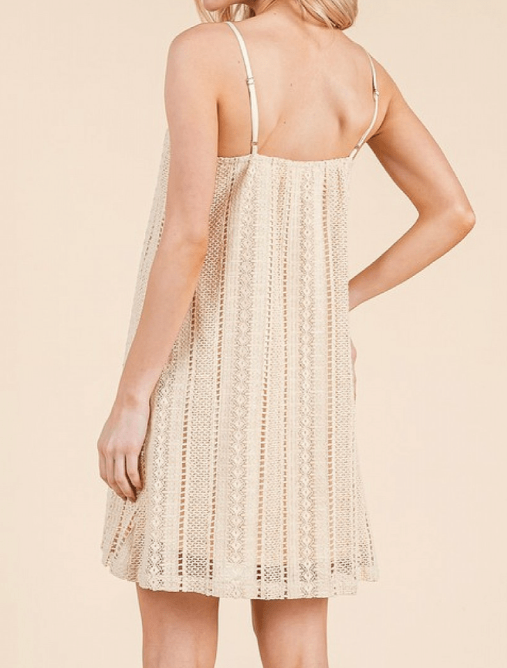 Caroline Crochet Mini Dress - MTT Collective
