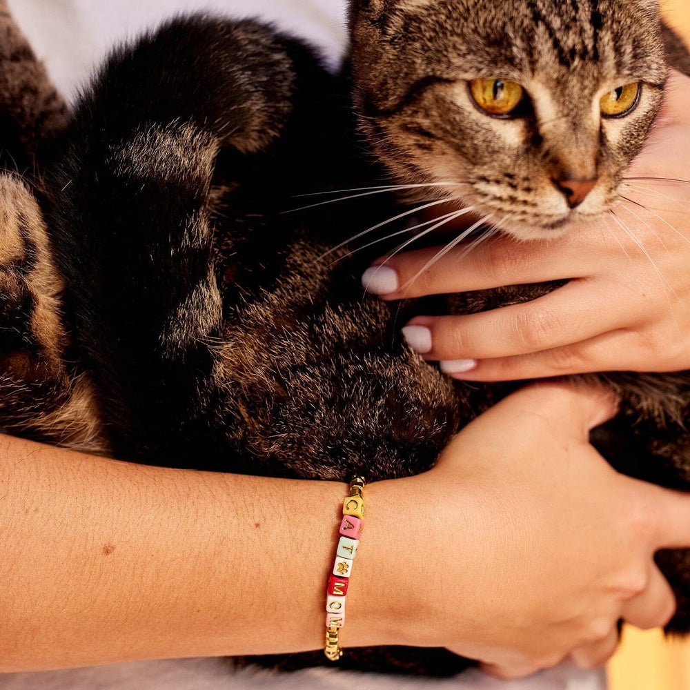 Cat Mom Stretch Bracelet - MTT Collective