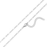 Maggie White Confetti Chain Necklace