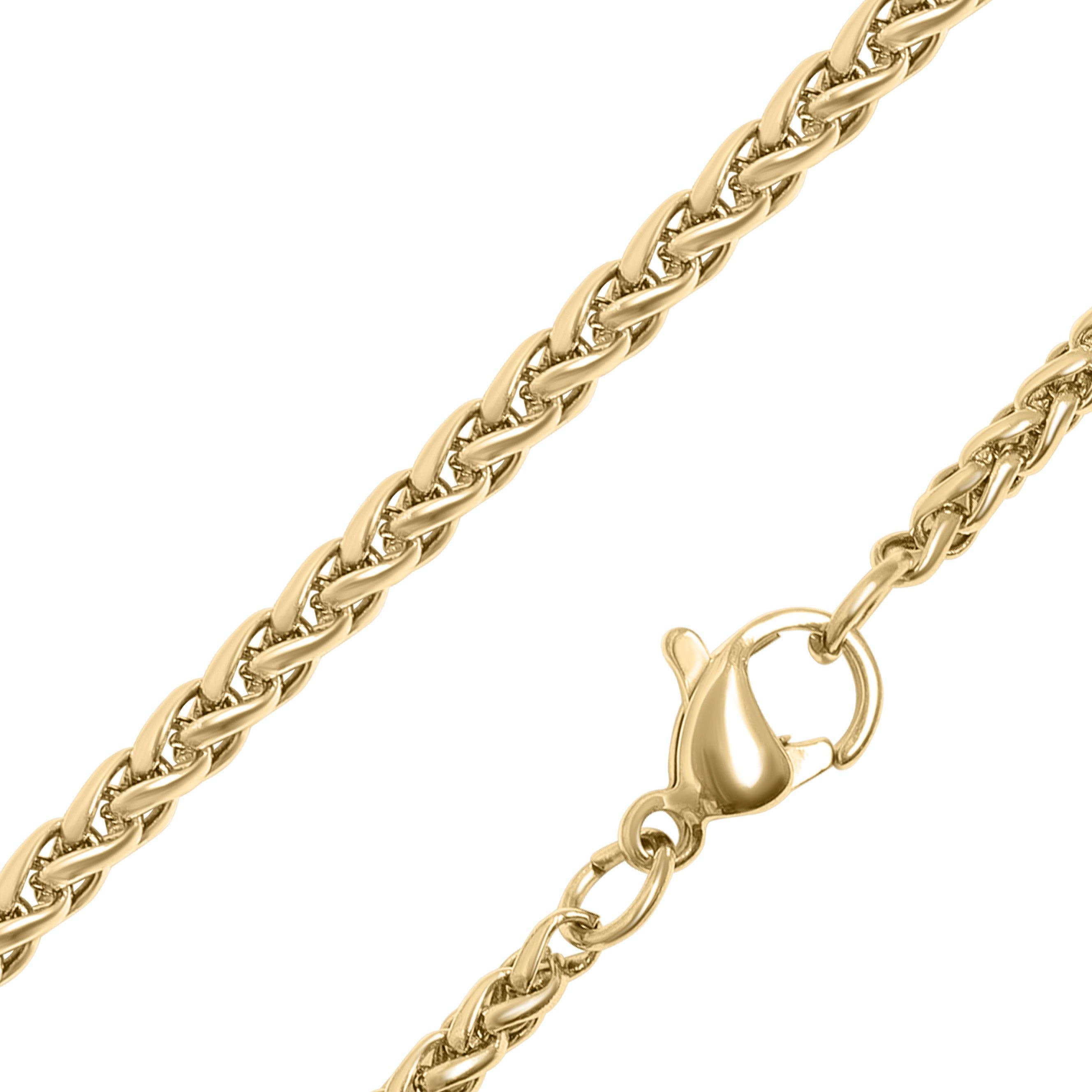 Selena Stainless Steel Wheat Chain Necklace - MTT Collective