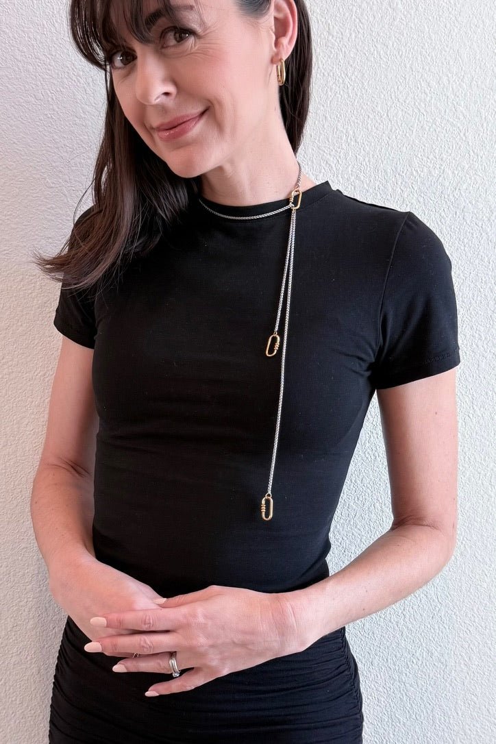 CC Convertible Mixed Metal Necklace - MTT Collective