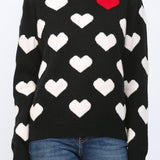 Tiffany Heart Pattern Crewneck