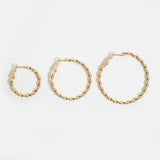 Aubrey Twist Hoop Earrings