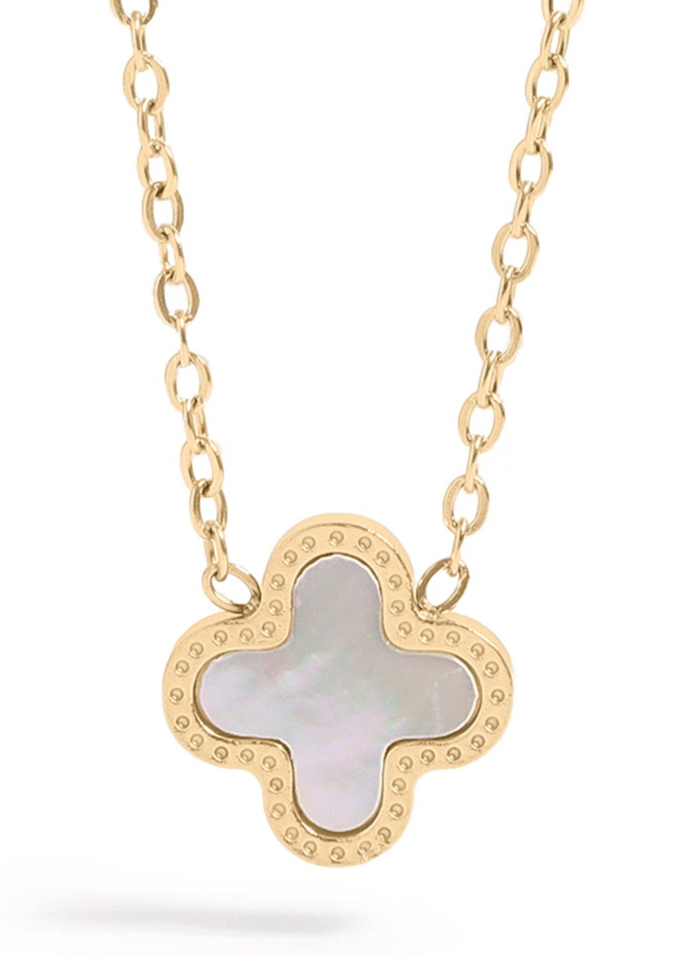 MTT Jewelry - Jewelry - Necklaces - Nia Lucky Clover Charm Necklace - MTT Collective