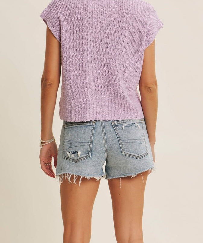 Celine Slub Knit Sweater Top - MTT Collective