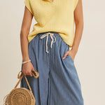 Celine Slub Knit Sweater Top - MTT Collective