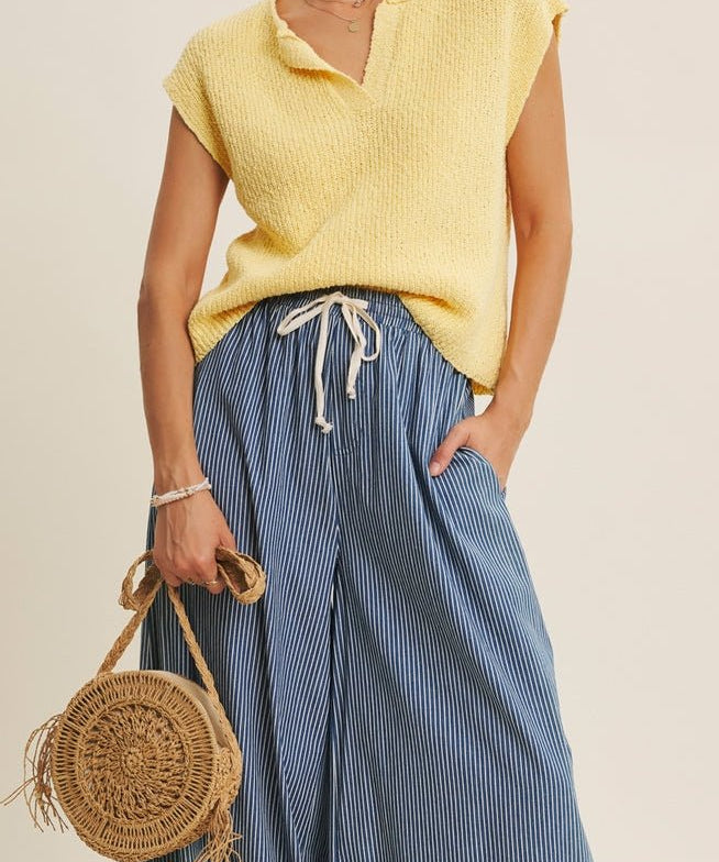 Celine Slub Knit Sweater Top - MTT Collective