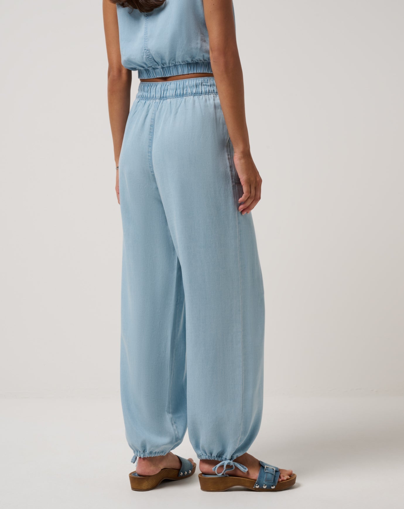 Chambray Tie Jogger - MTT Collective