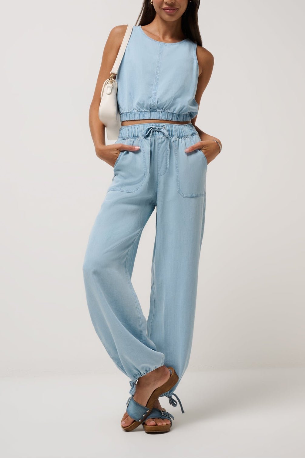 Chambray Tie Jogger - MTT Collective