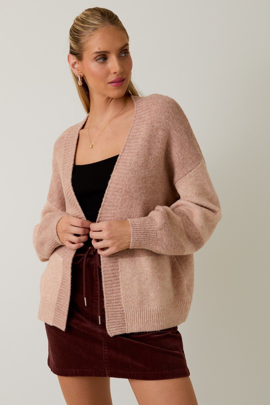 Charlotte Brushed Knit Cardigan - MTT Collective