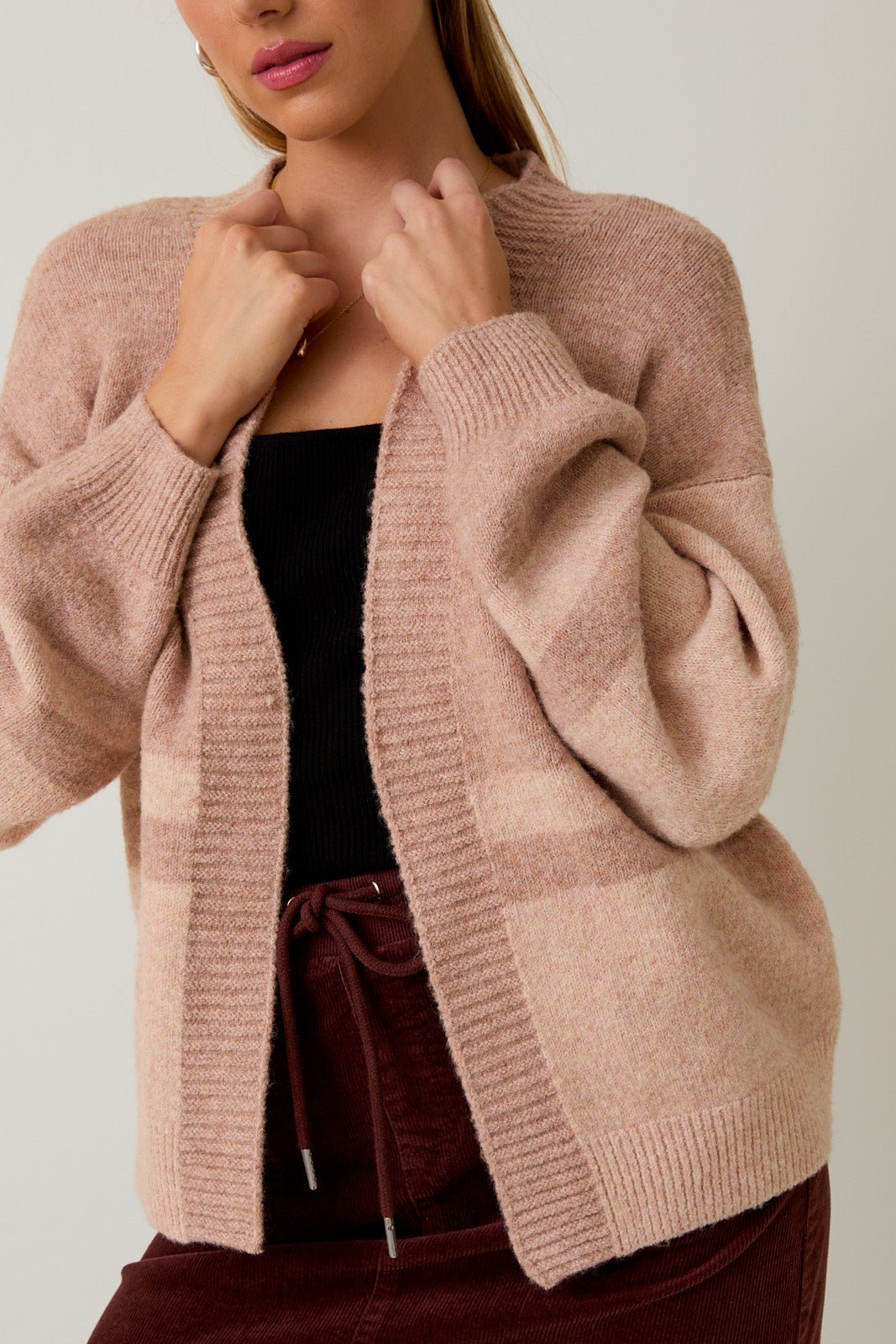 Charlotte Brushed Knit Cardigan - MTT Collective
