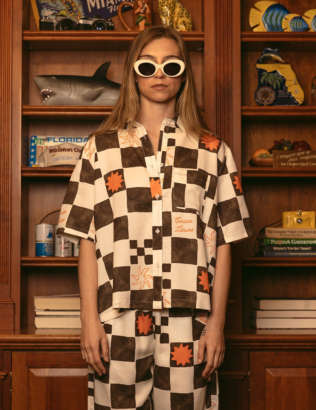 Check Crop Buttonup - MTT Collective