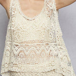 Chelsea Sleeveless Crochet Top - MTT Collective
