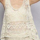Chelsea Sleeveless Crochet Top - MTT Collective