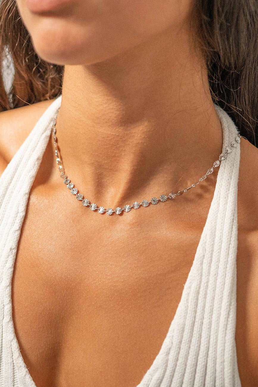 Chelsea Sunburst Chain Necklace - MTT Collective