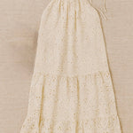 Chiffon Eyelet Tiered Maxi Dress - MTT Collective