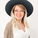 Chloe Hanging Brushed Hoop Earrings - MTT Collective