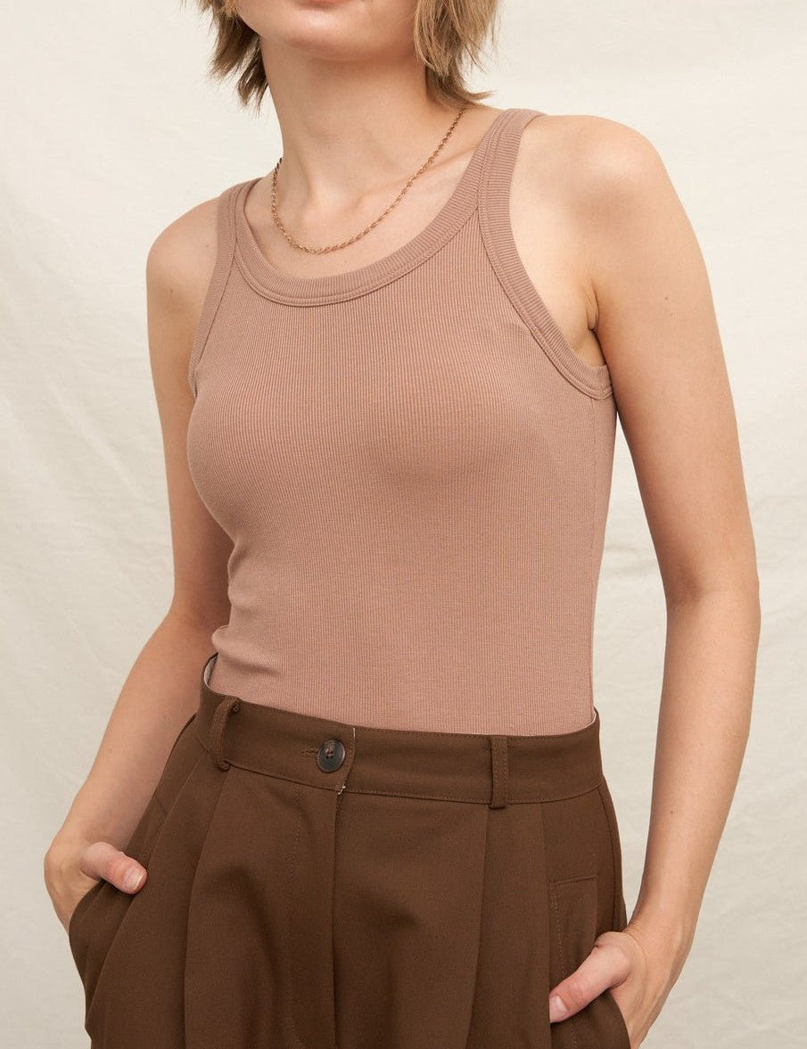 Chloe Scoop Neck Bra Tank - MTT Collective