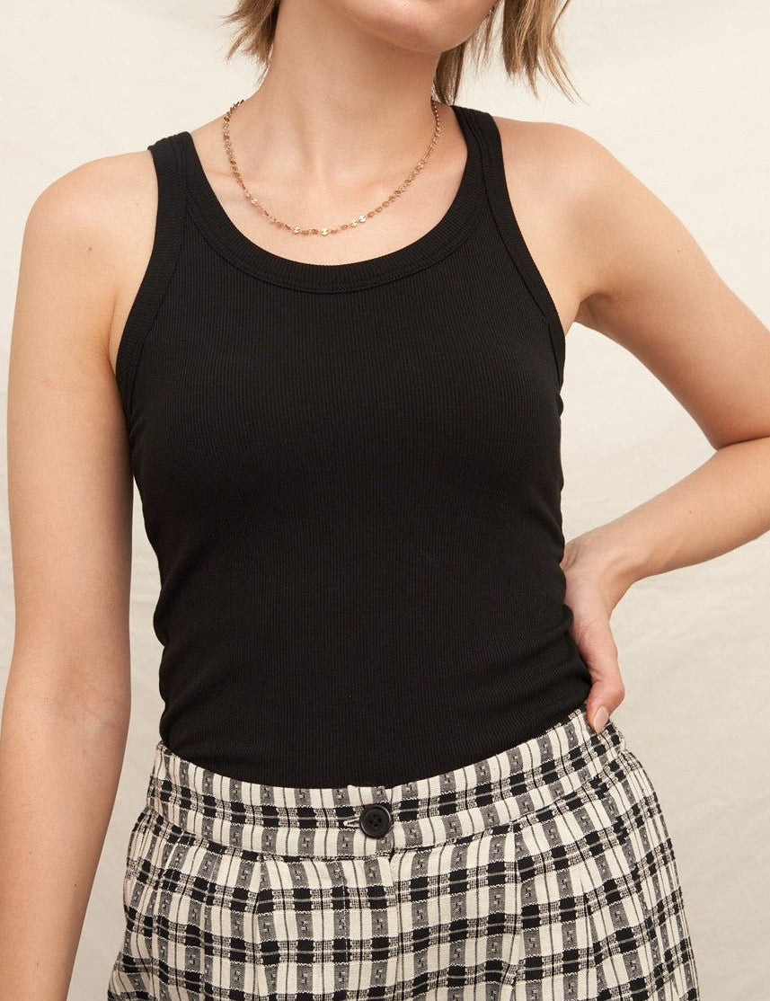 Chloe Scoop Neck Bra Tank - MTT Collective