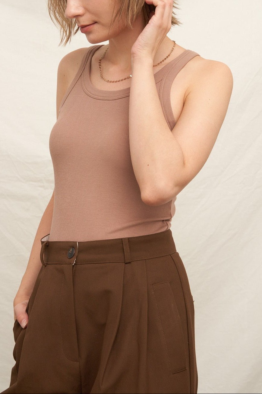 Chloe Scoop Neck Bra Tank - MTT Collective