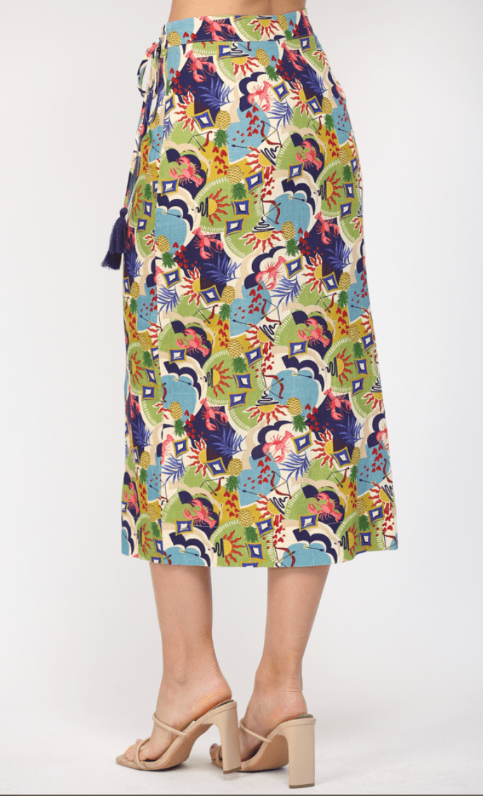 Christina Wave Wrap Skirt - MTT Collective