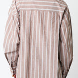 Clara Striped Cotton Button - Down Shirt - MTT Collective