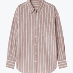 Clara Striped Cotton Button - Down Shirt - MTT Collective