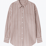 Clara Striped Cotton Button - Down Shirt - MTT Collective
